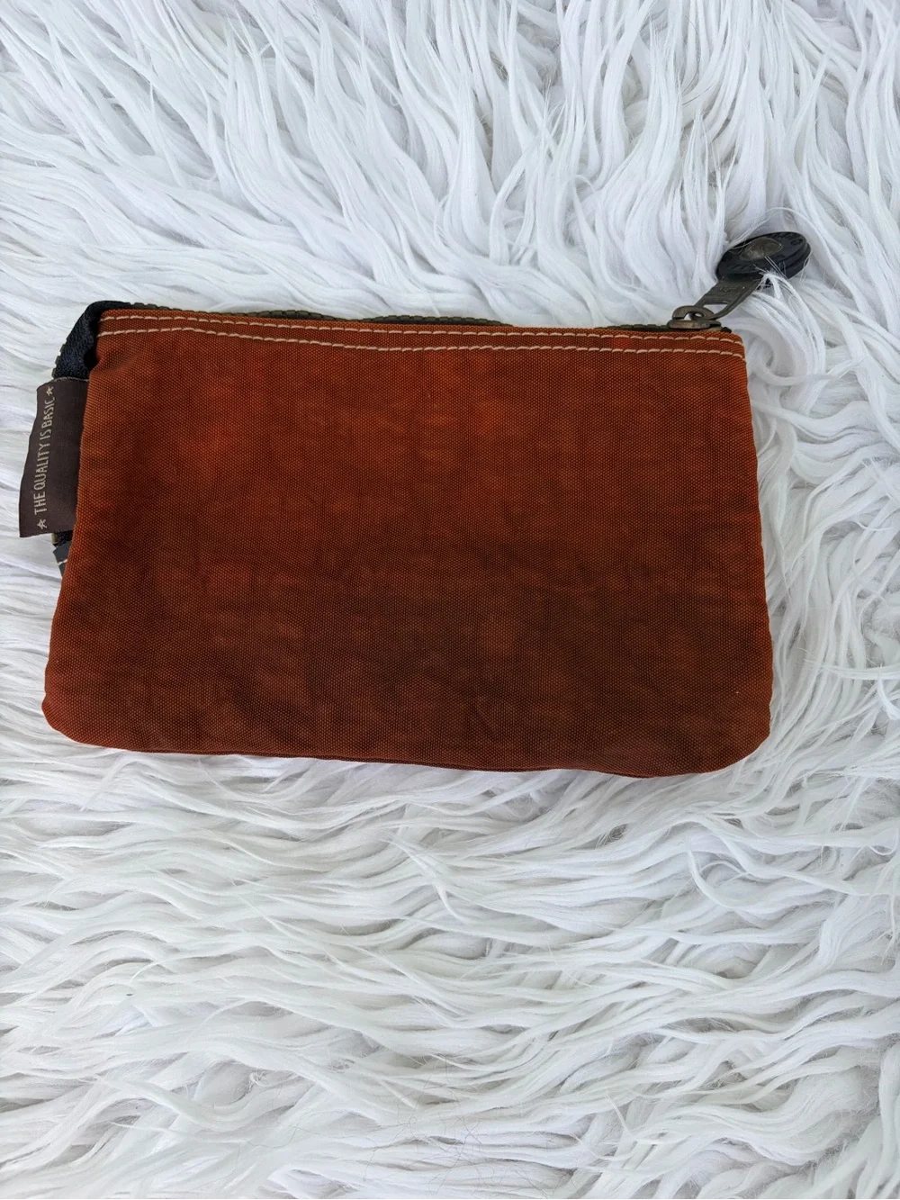 Kipling Rust Orange Zip Wallet